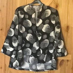 Joseph Ribkoff white/black jacket